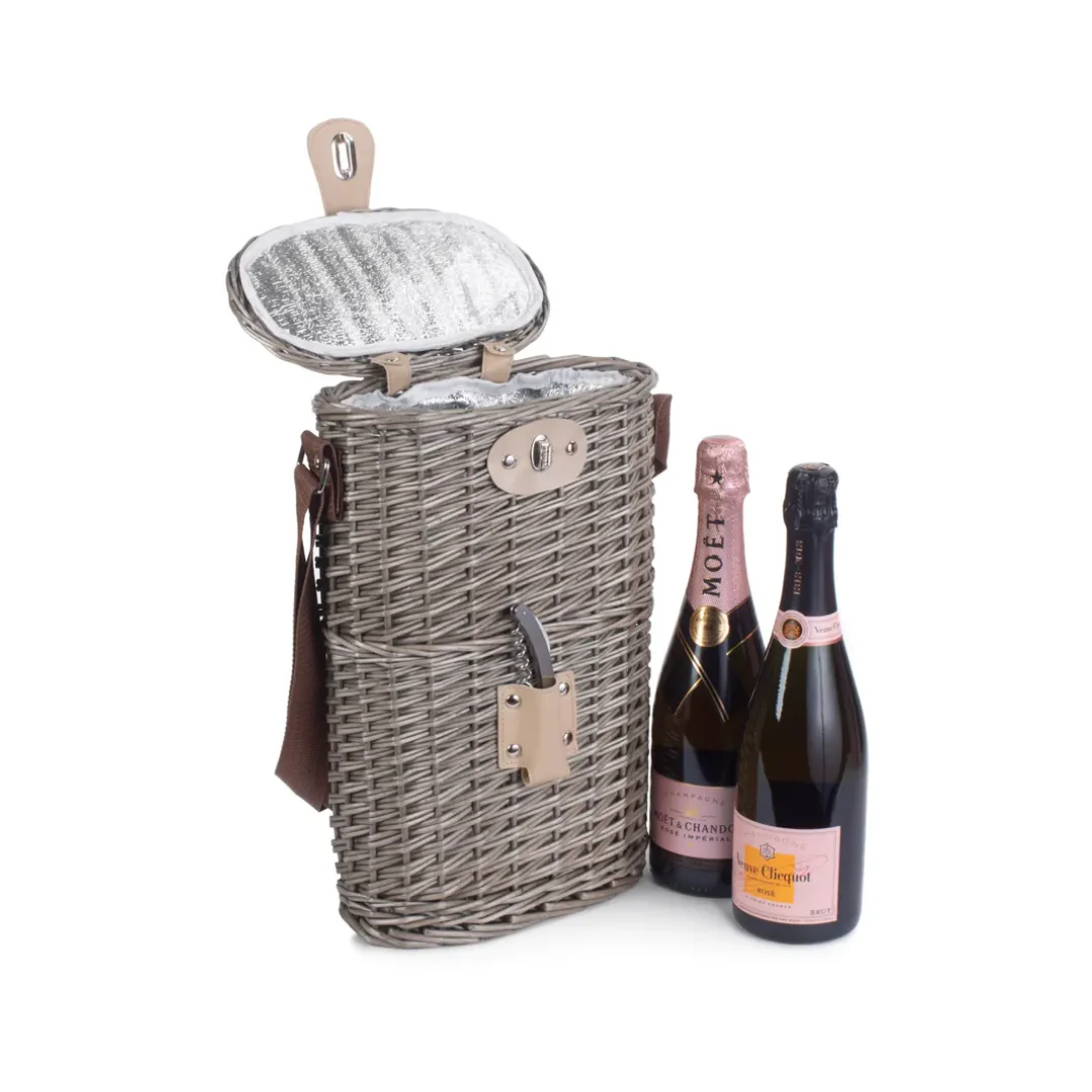 2 Bottle Chilled Carry Basket