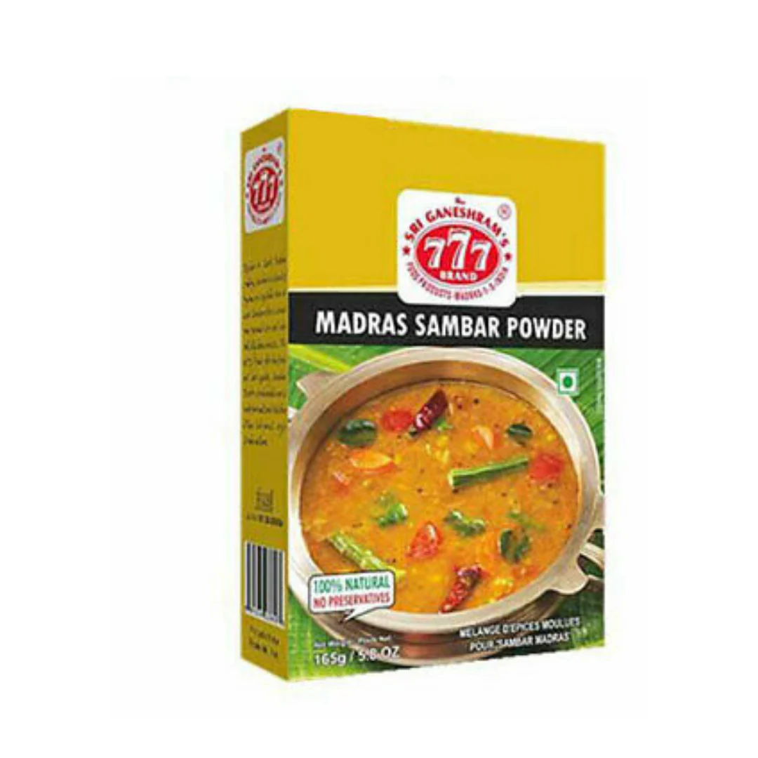 777 Madras Sambar Powder 165gr x 6 pack