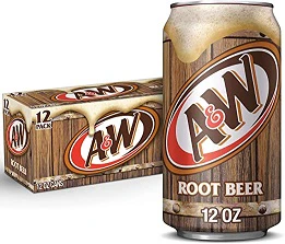12x American A&W Root Beer 355ml