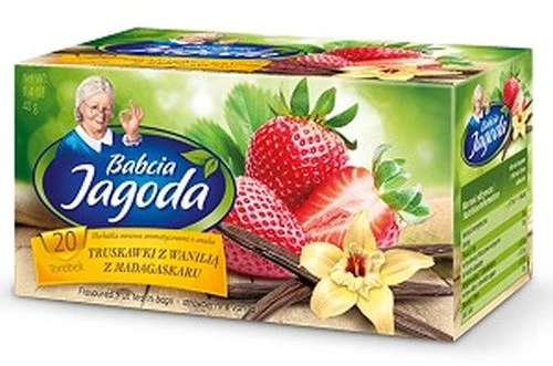 6x Grandma'S/Babcia Strawberry & Vanilla Tea 40g