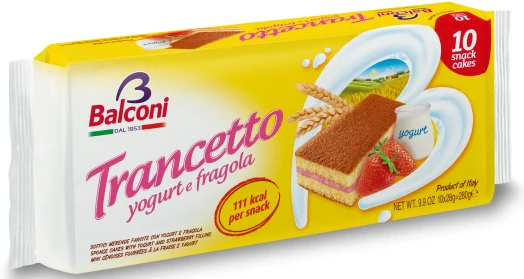 15x Balconi Trancetto Strawberry Cake280g
