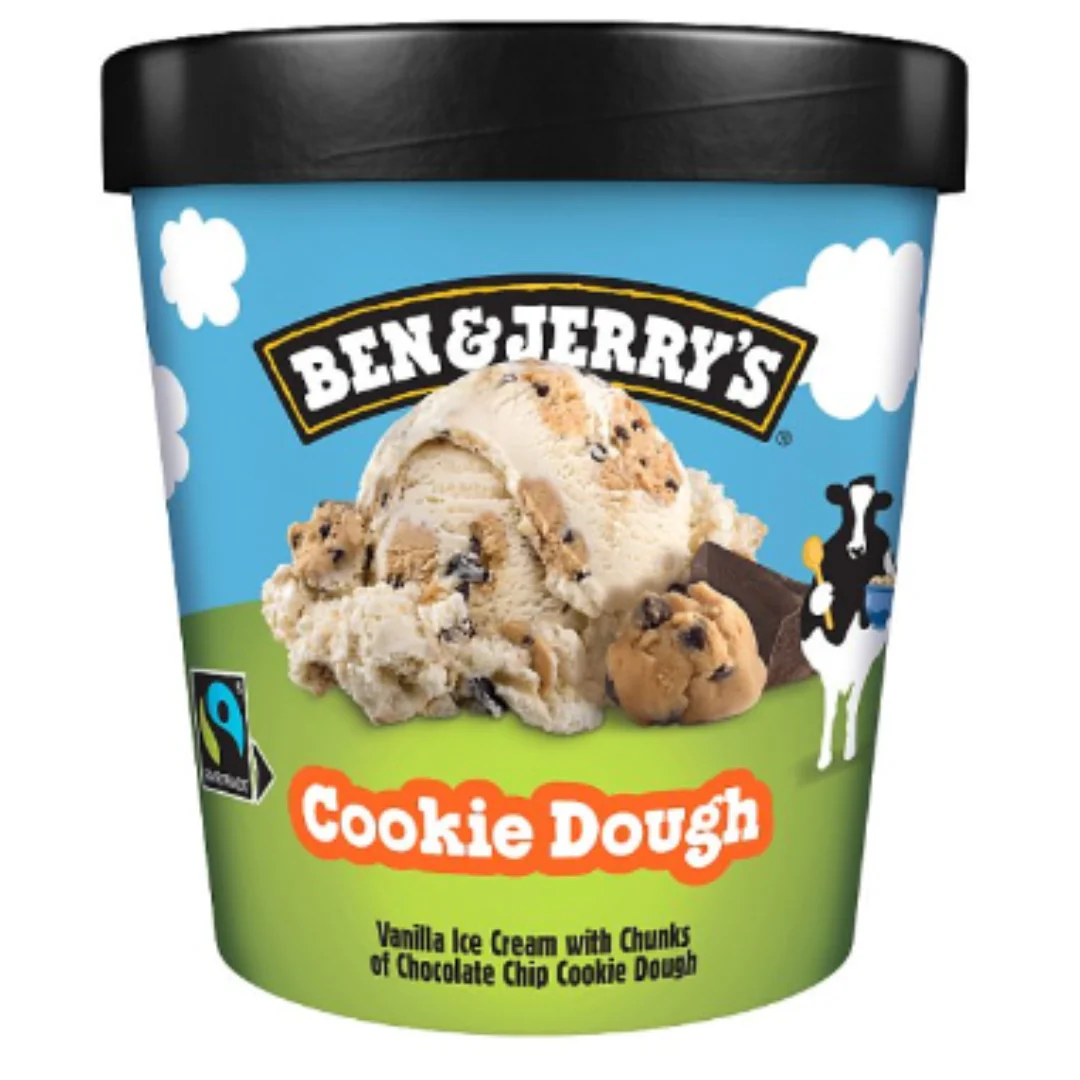 Ben & Jerry's Ice Cream Cookie Dough 465 ml x 8 Packs