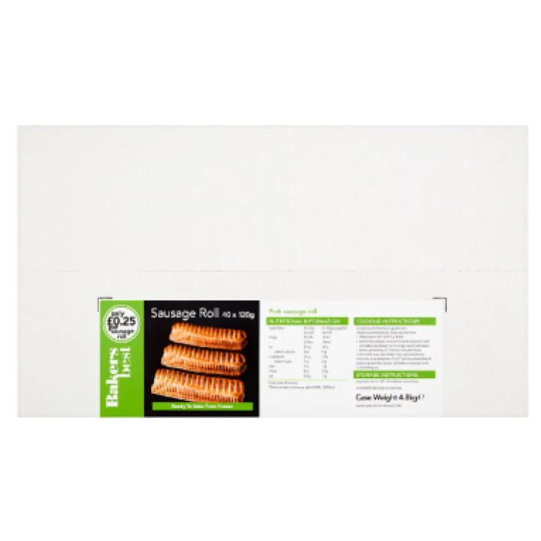 Bakers Best Sausage Roll 40 x 120g