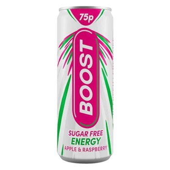24x Boost Energy Nas Apple & Raspberry 250ml