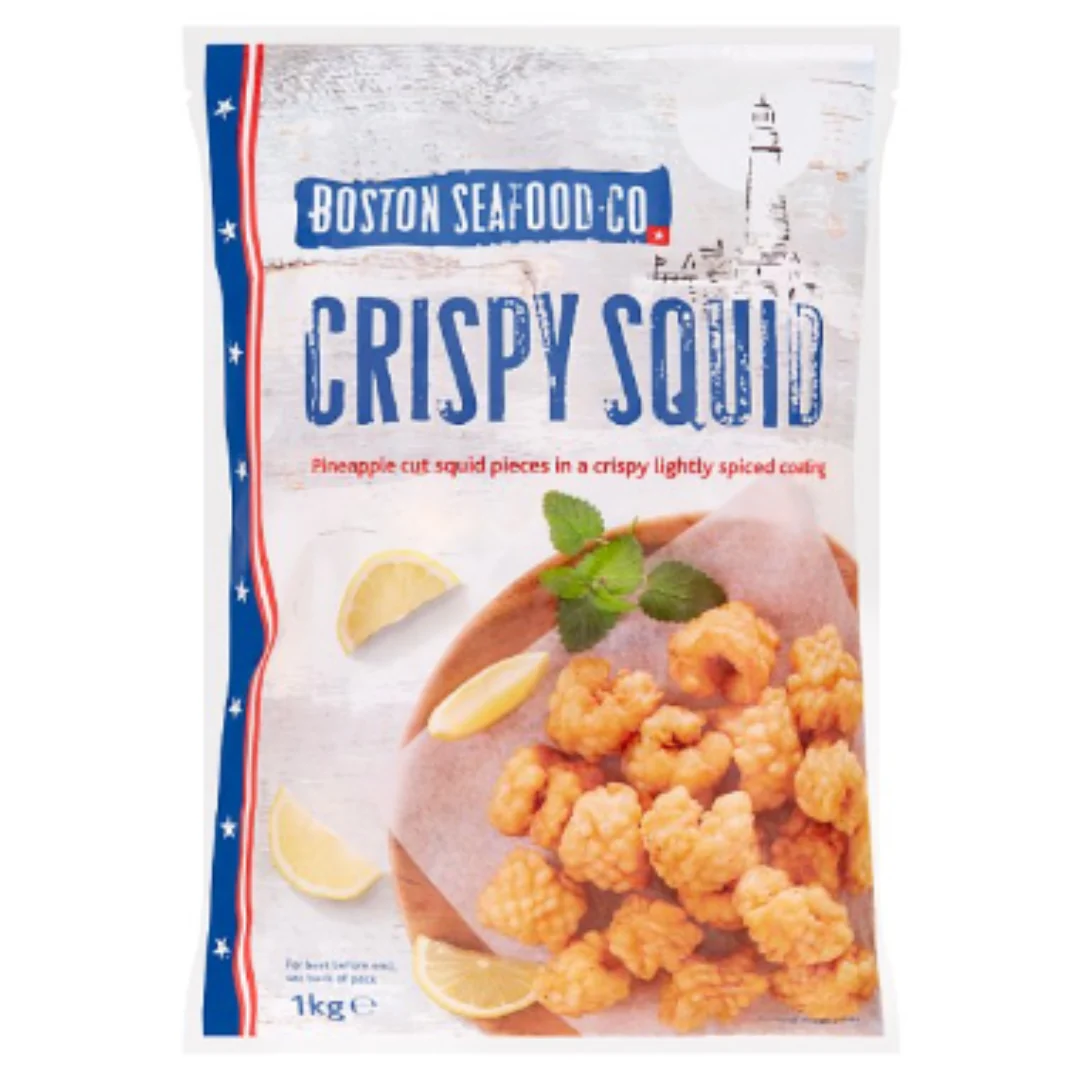 Boston Seafood Co Crispy Squid 1kg x 10 Packs