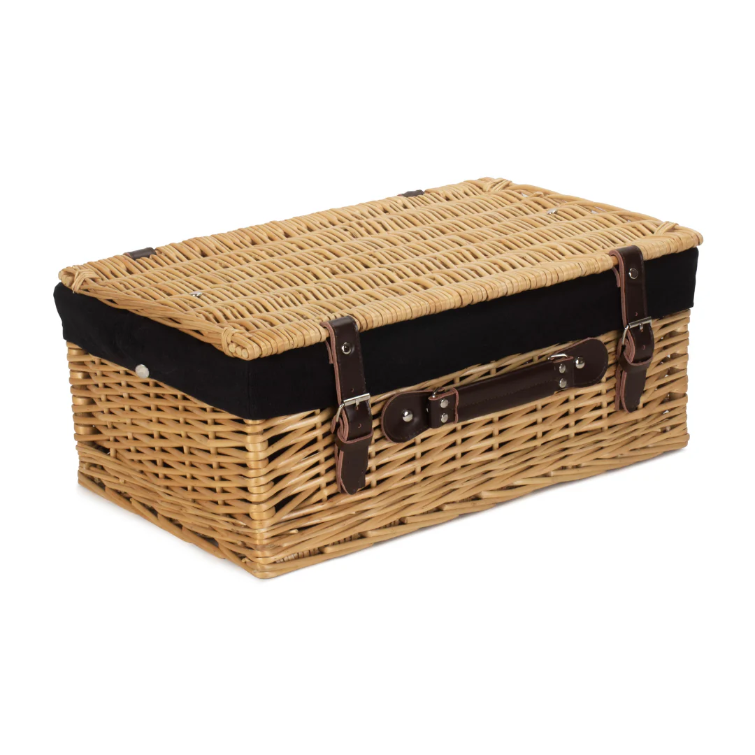 18" Buff Hamper With Black Lining