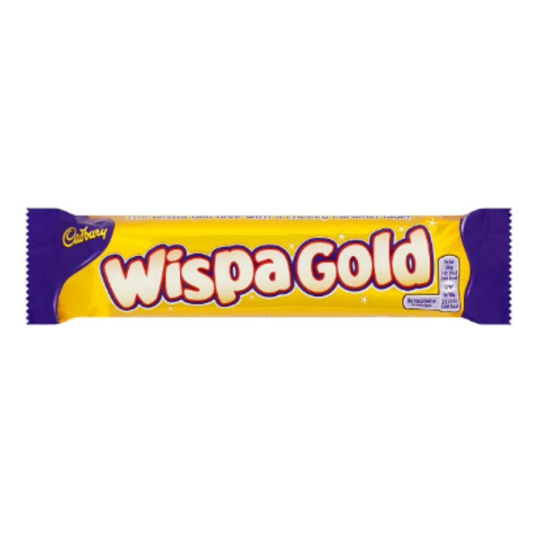 Cadbury Wispa Gold Chocolate Bar 48g x  Case of 48