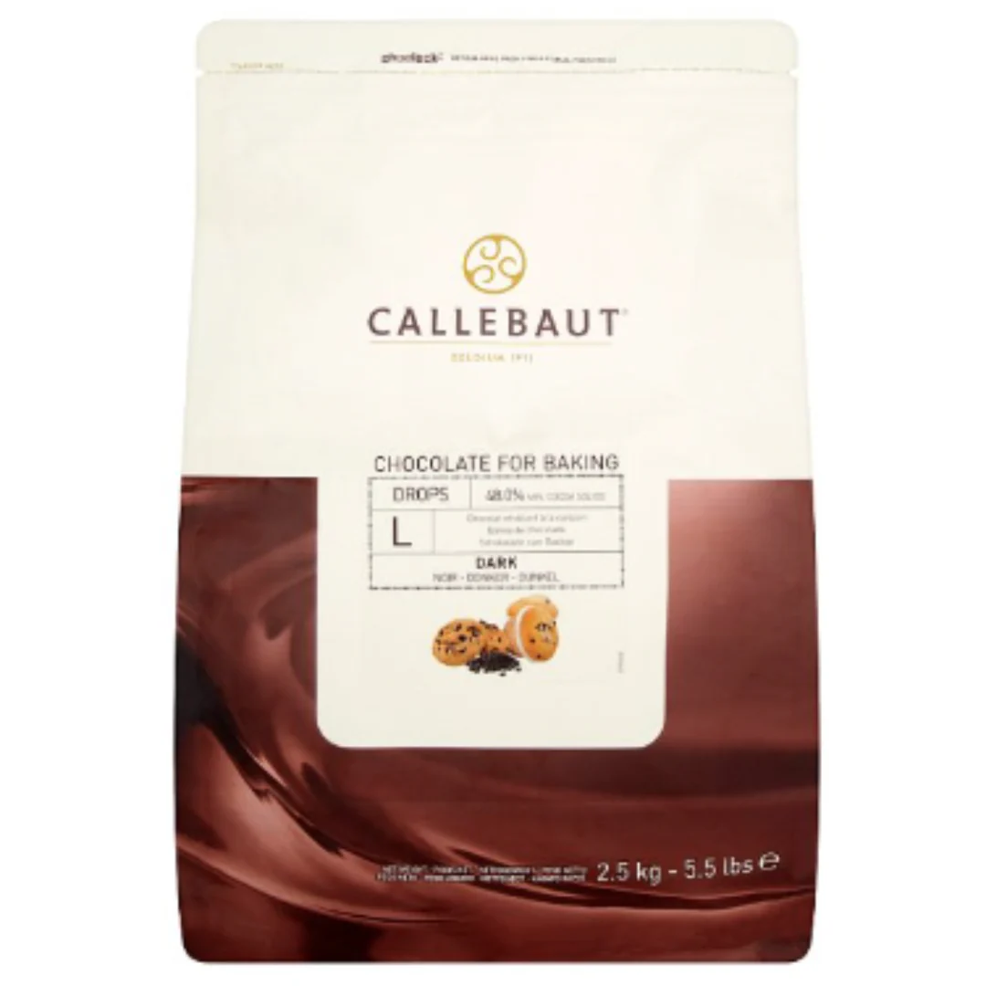Callebaut Chocolate for Baking Drops Dark 2500g x 1