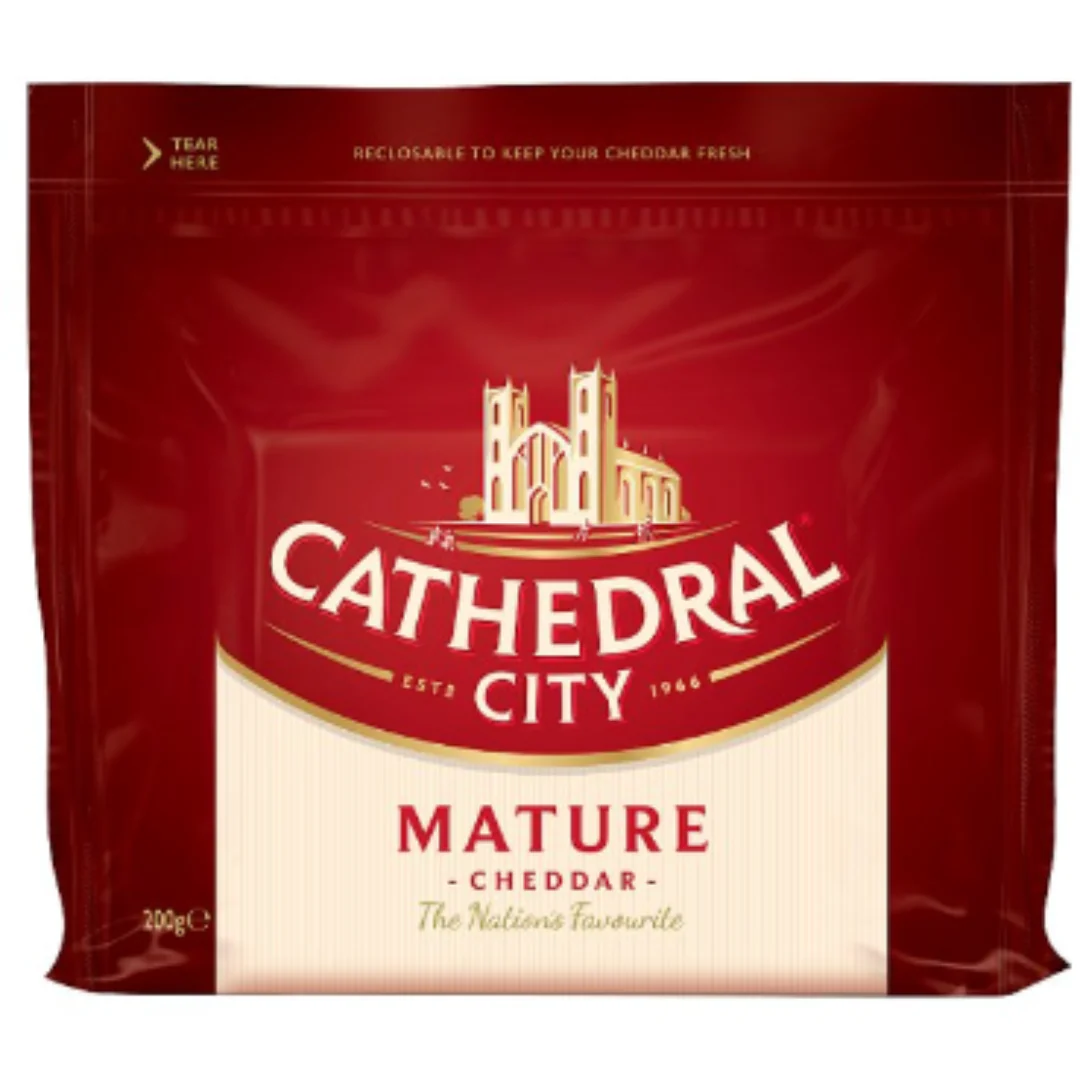 Cathedral City Mature Cheddar Cheese 200g x 6