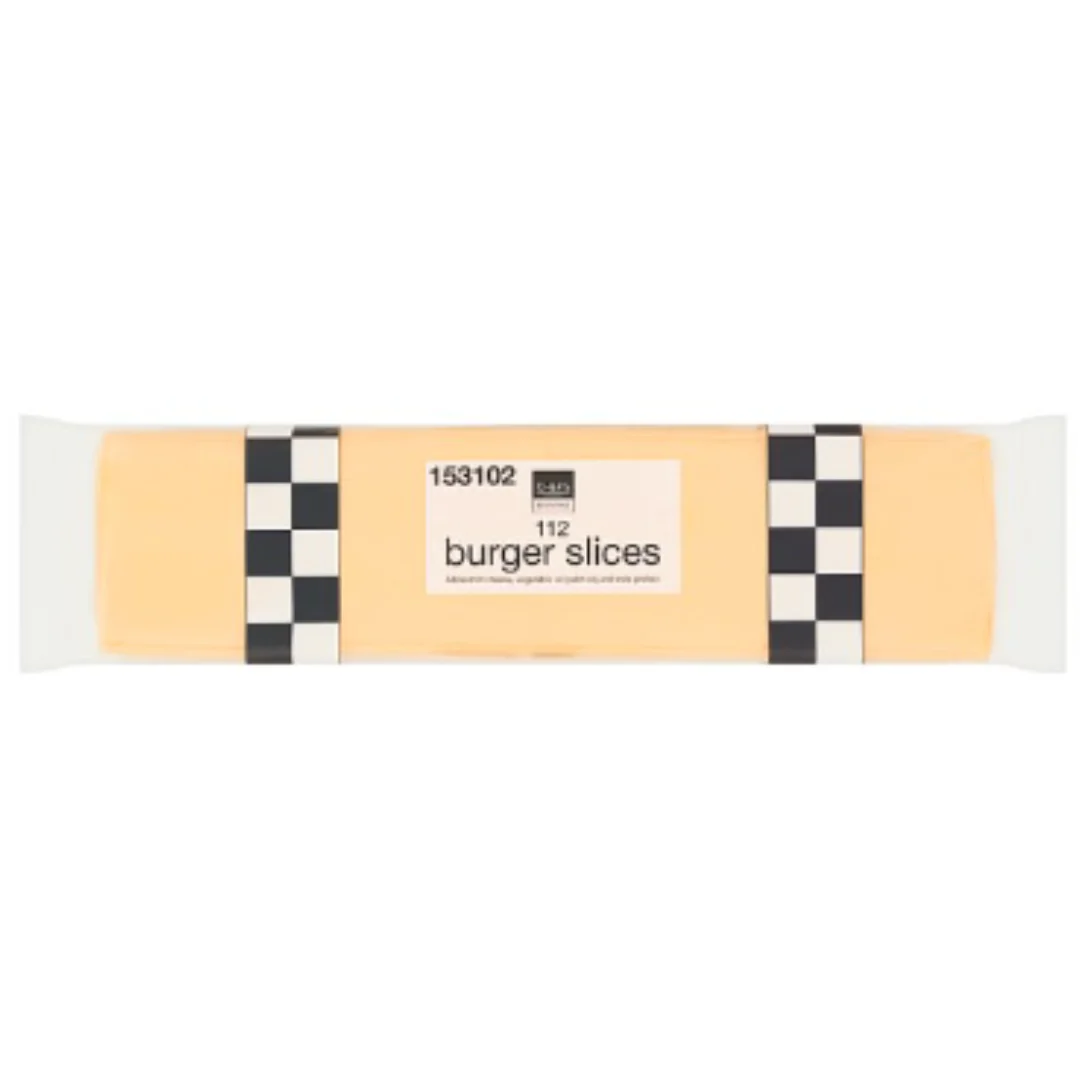 Chef's Essentials 112 Burger Slices 1.4kg x 1
