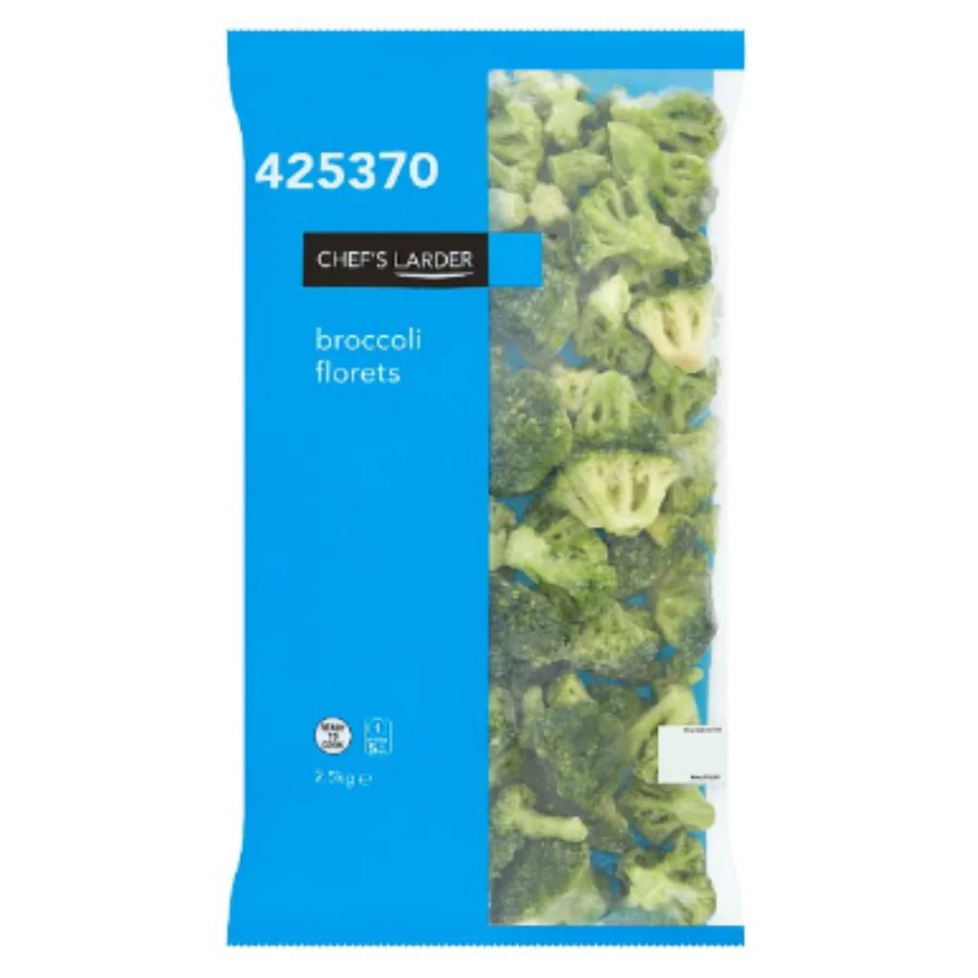Chef's Larder Broccoli Florets 2.5kg x 1 Pack