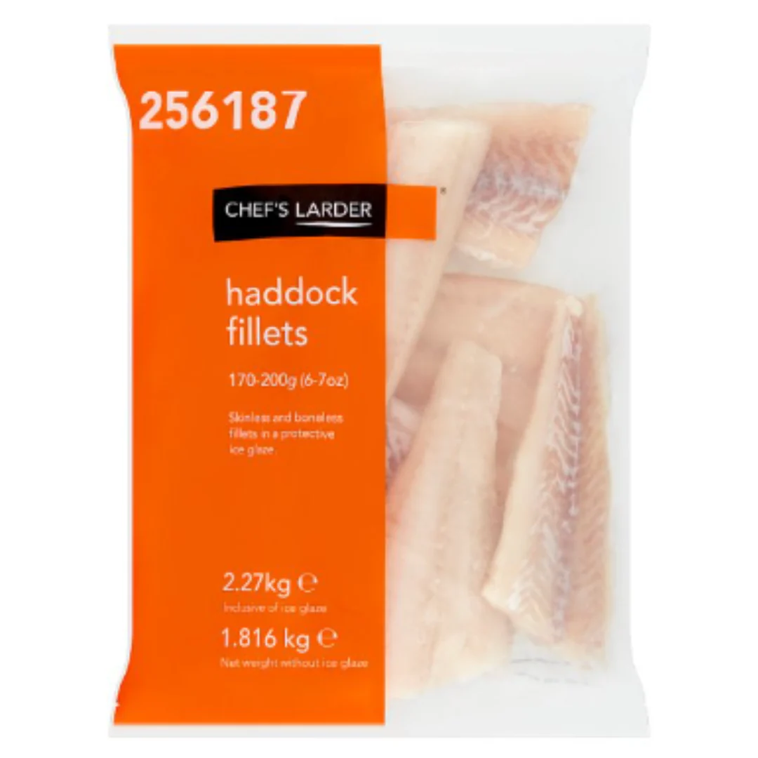 Chef's Larder Haddock Fillets 1.816 kg x 6 Packs