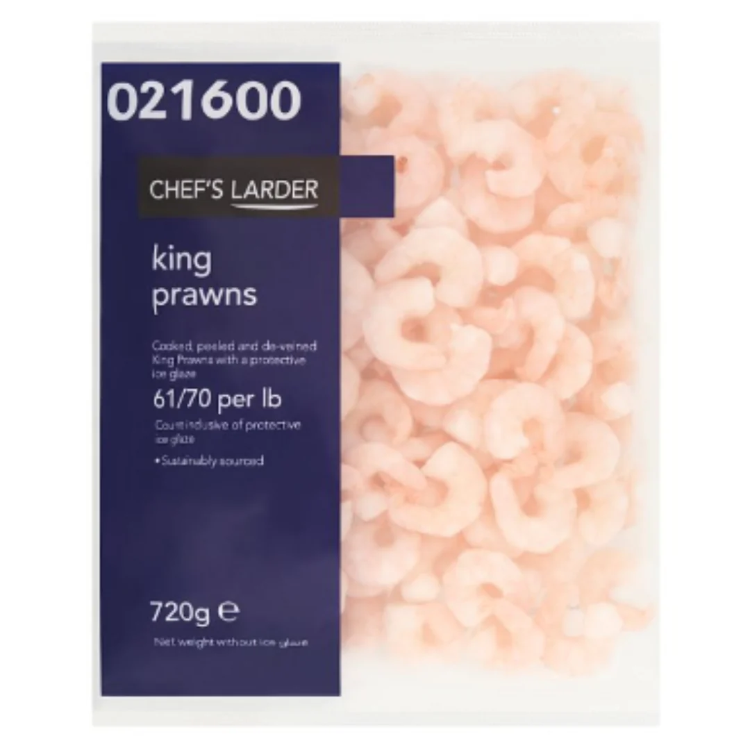 Chef's Larder King Prawns 720g x 6 Packs