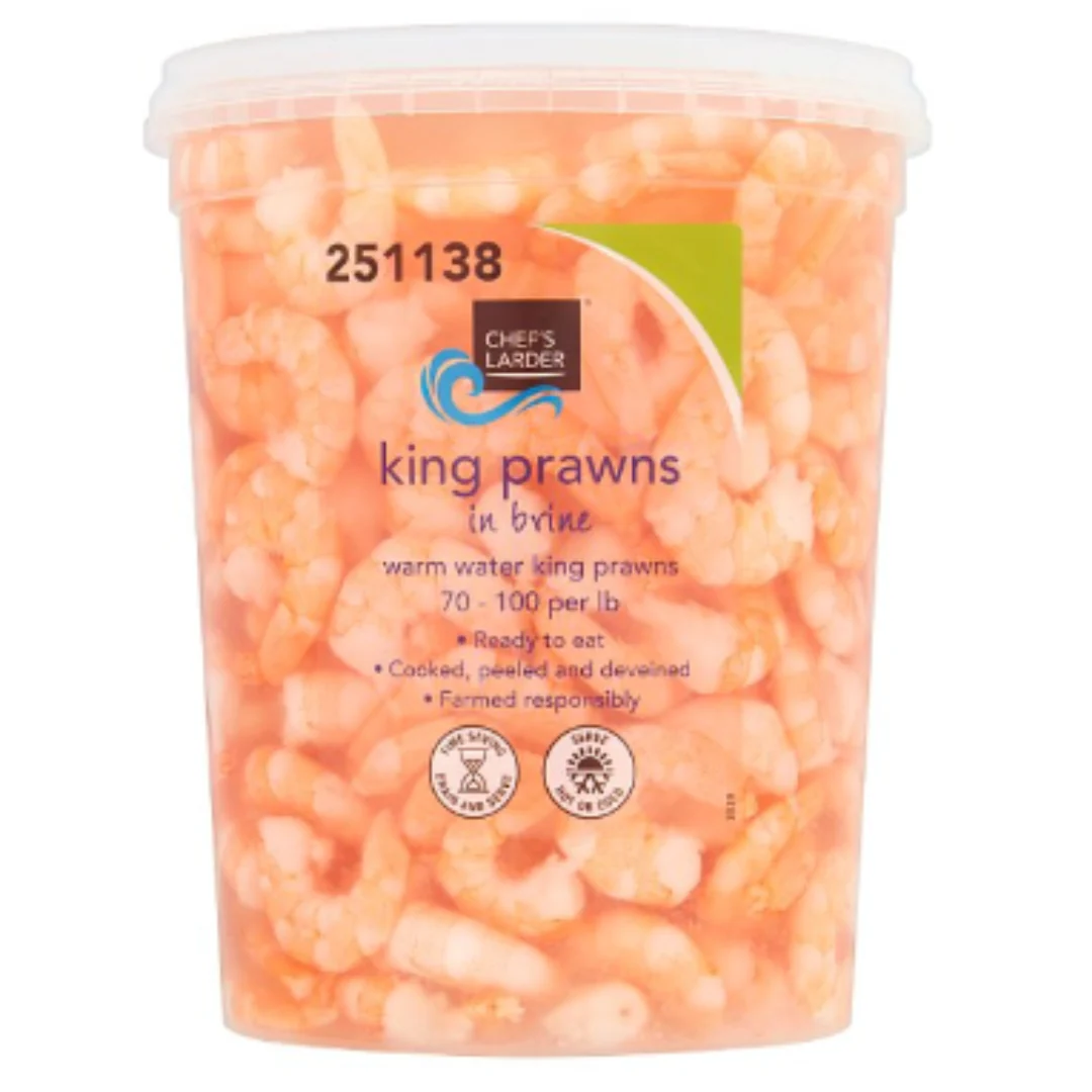 Chef's Larder King Prawns in Brine 1.5kg x 1 Pack