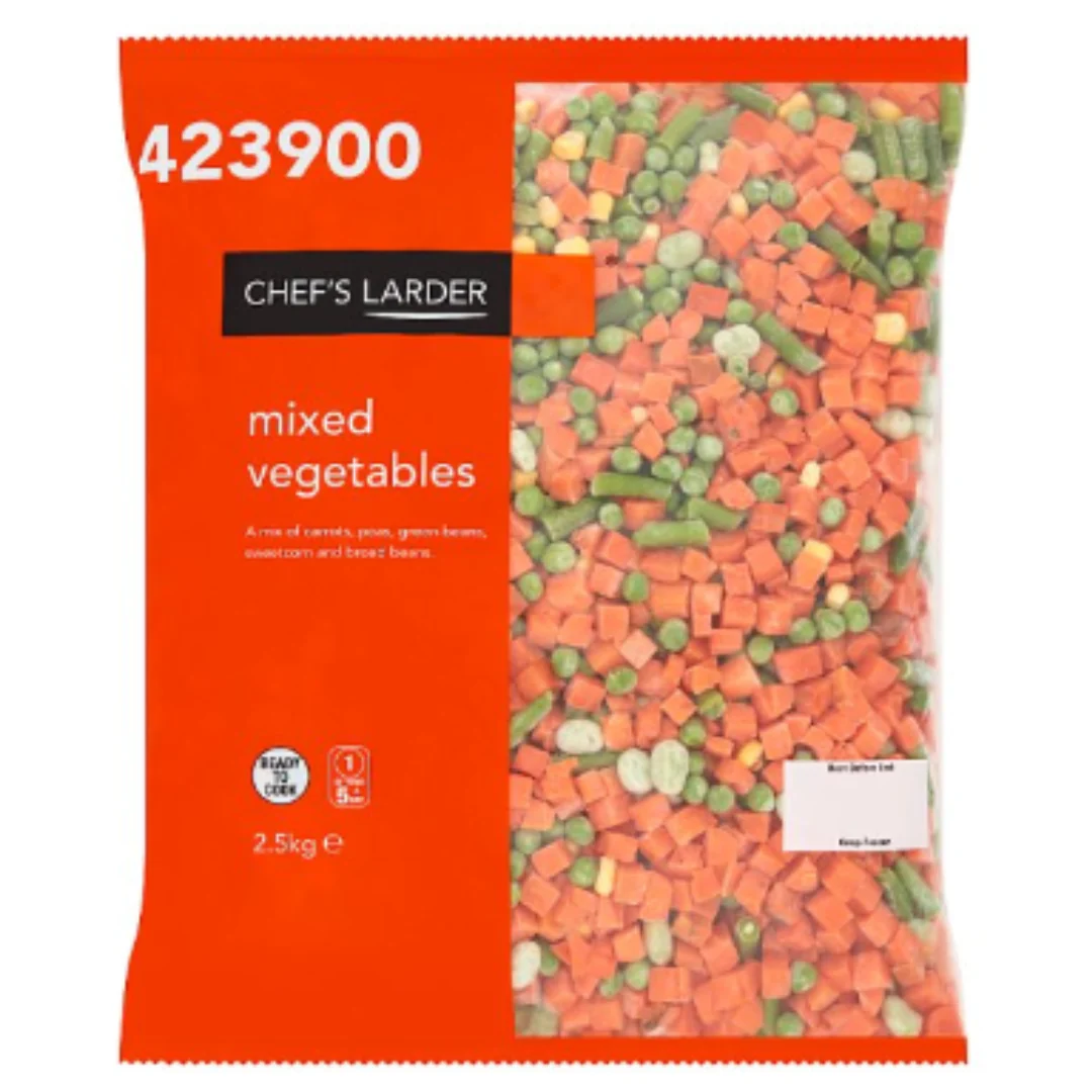 Chef's Larder Mixed Vegetables 2.5kg x 1 Pack