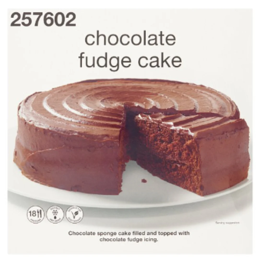 Chocolate Fudge Cake 1kg x 1 Pack