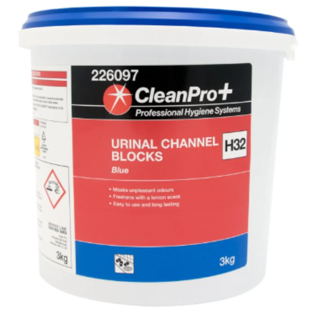 CleanPro+ Blue Urinal Channel Blocks H32 3kg x 1