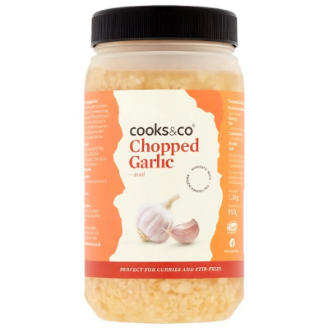 Cooks & Co Chopped Garlic in Oil 1200g x 1