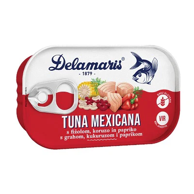 14x Delamaris Tuna Salad Mexicana 125gr(Fish)