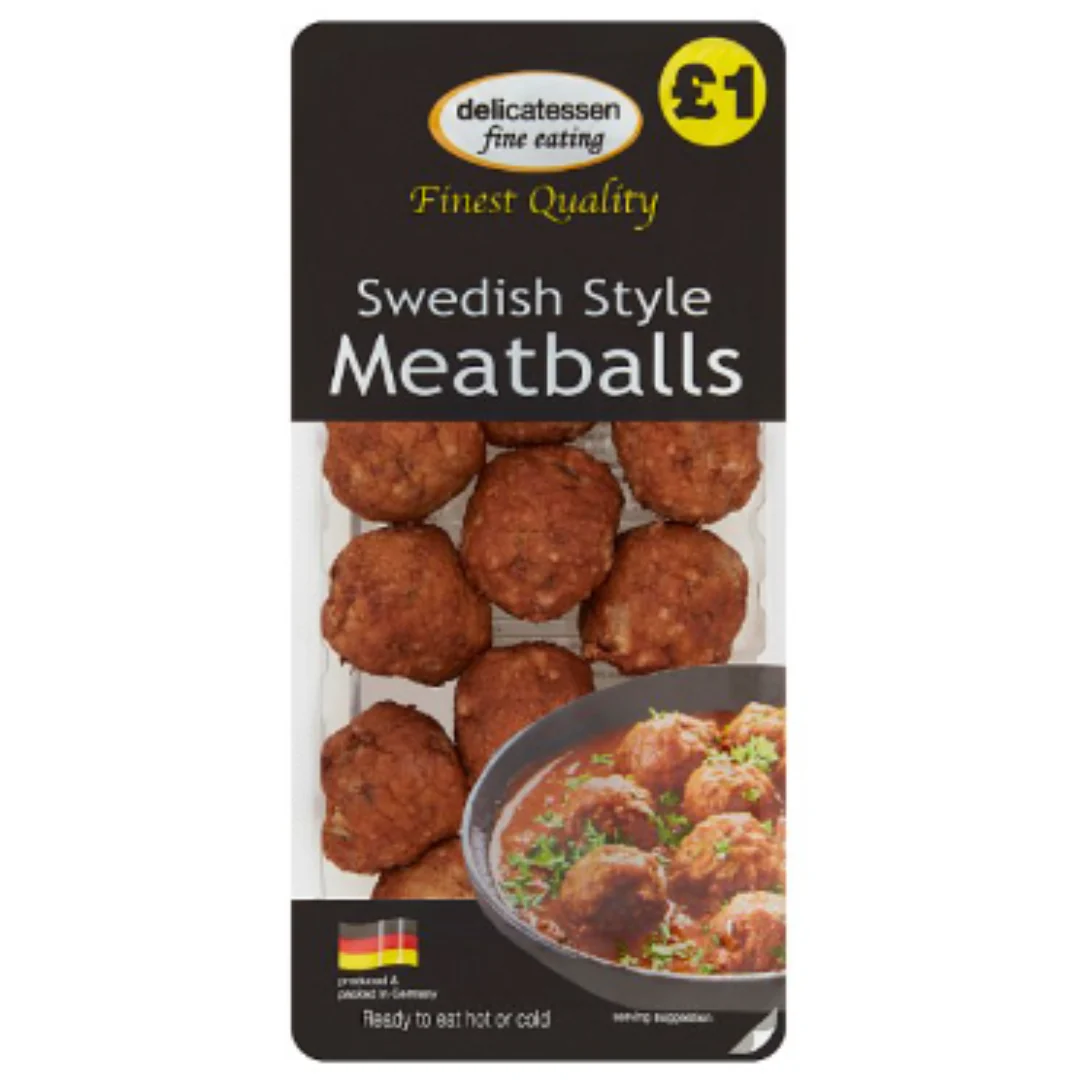 Delicatessen Fine Eating Swedish Style Meatballs 200g x 8
