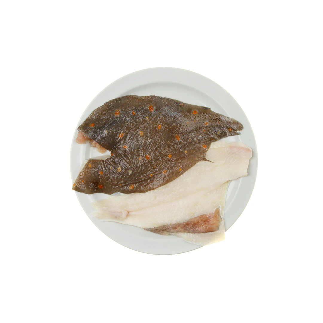 Frozen Skin-On, Boneless Dutch Plaice Fillets 10-12oz (4.54kg)