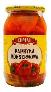 8x Edmal Papryka Konserwowa 820g
