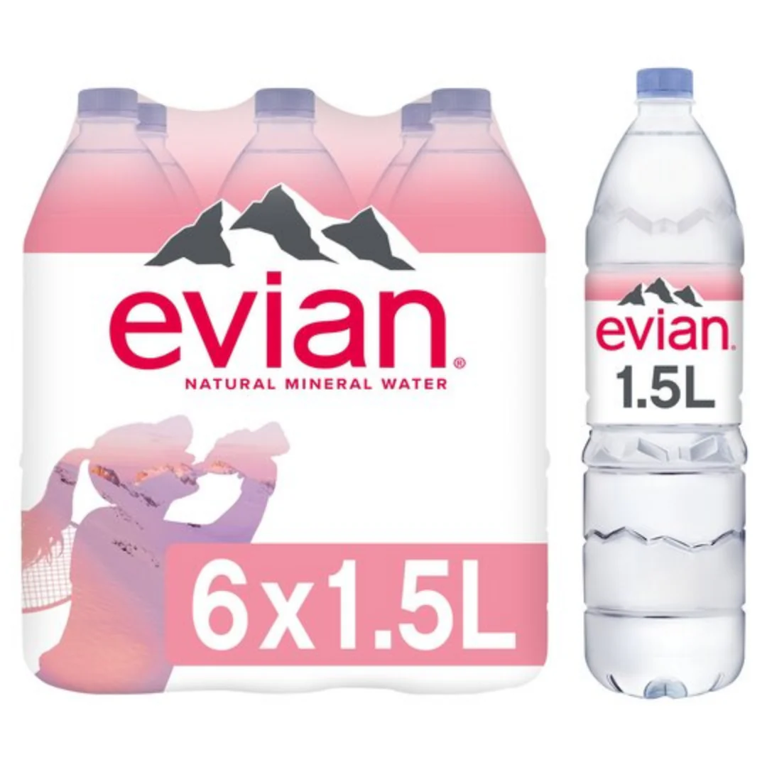 Evian Water 6 x 1.5L