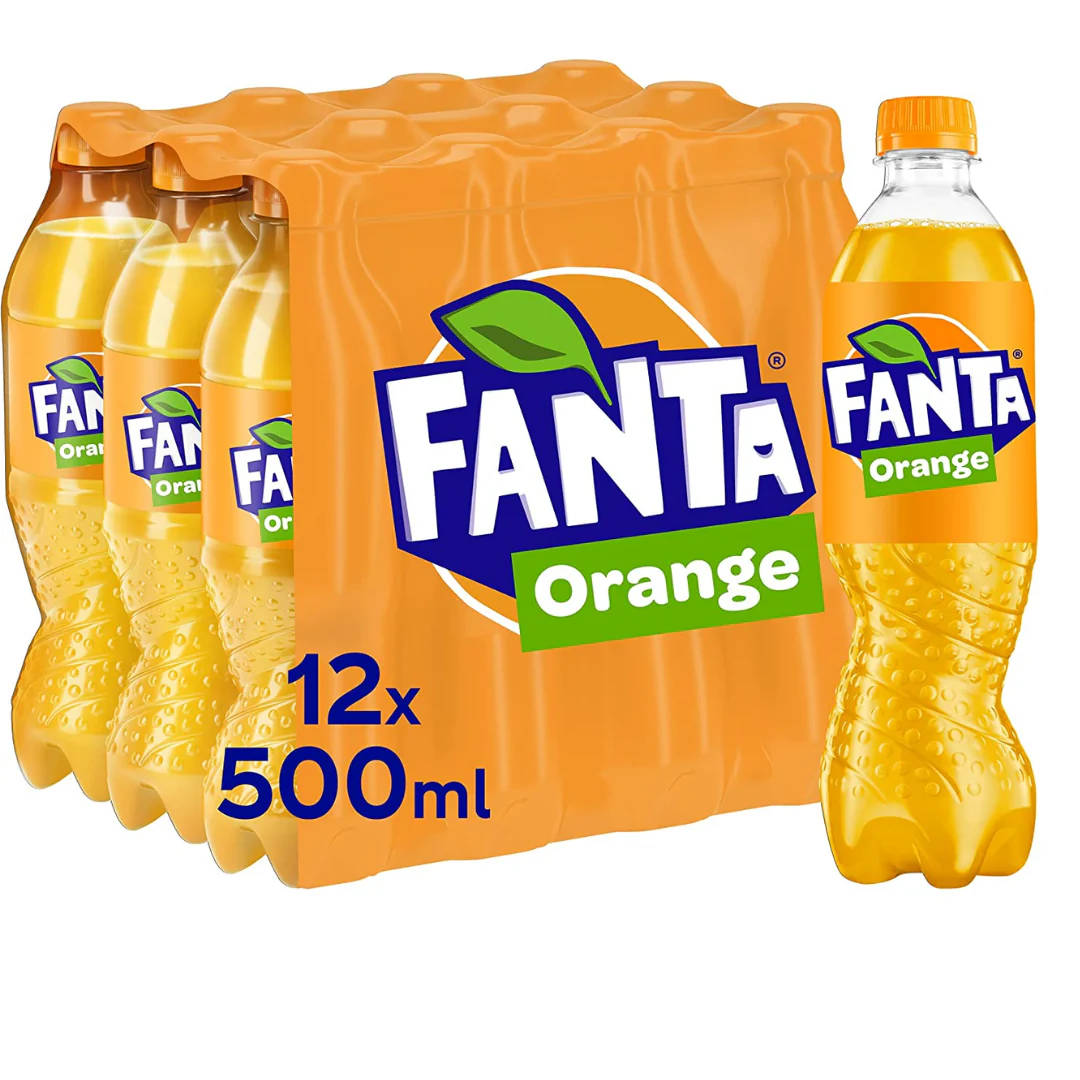 Fanta Orange Bottle 12 x 500ml
