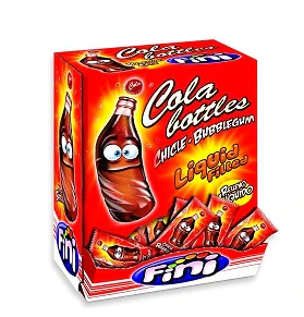 Fini Cola Bottles Bubble Gum 200Pcs