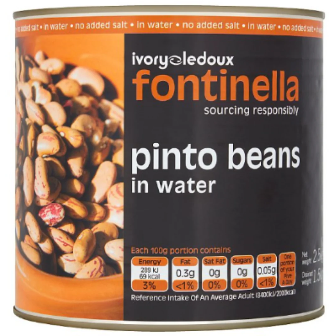 Fontinella Pinto Beans in Water 2500g x 1