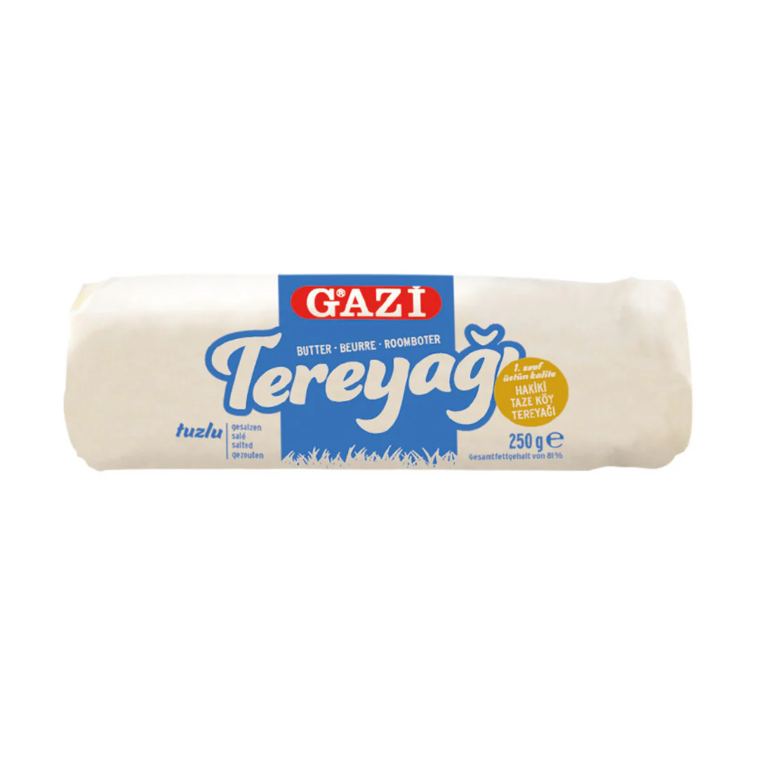 Gazi Salted Butter (Tuzlu Tereyag) 250Gr