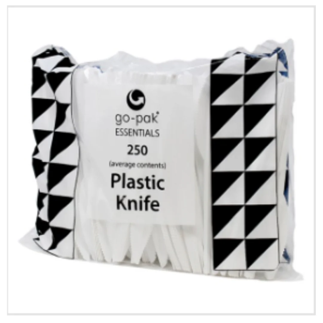 Go-Pak Essentials 250 Plastic Knife | Approx 250 per Case| Case of 1