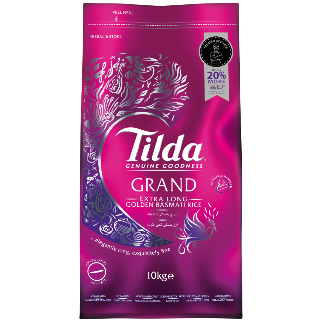 Tilda Grand Extra Long Basmati Sella Rice 10kg