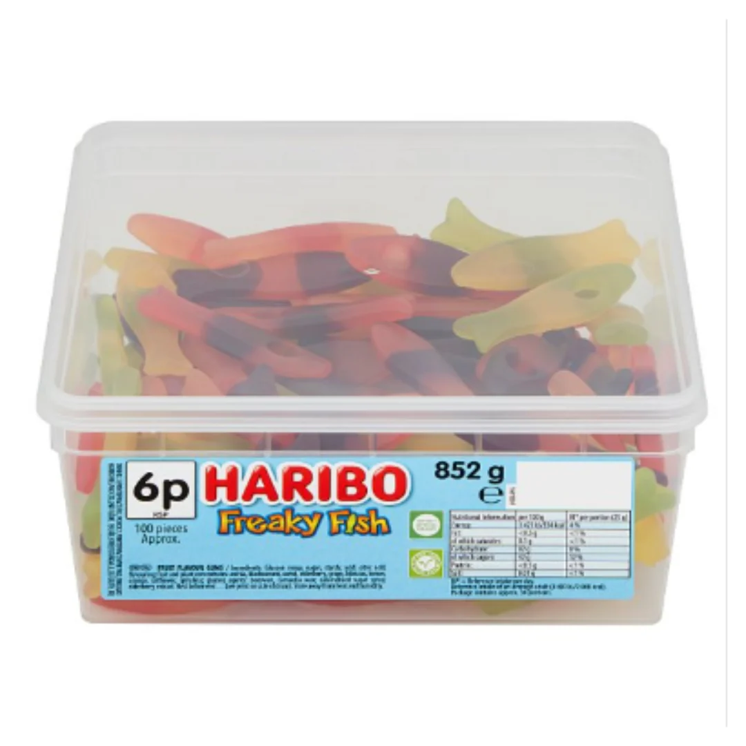 HARIBO Freaky Fish 852g x Case of 6