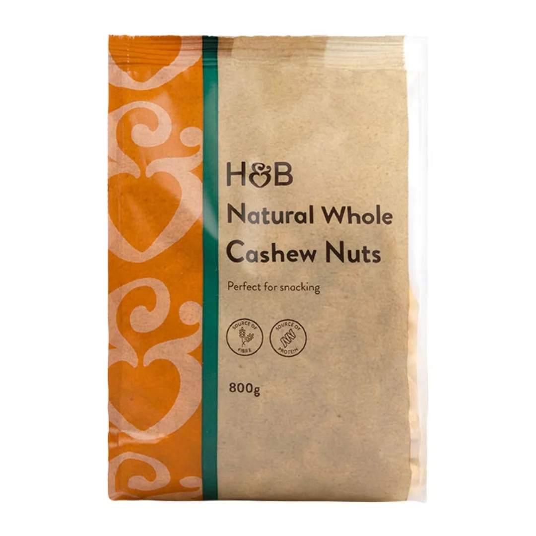 Holland & Barrett Natural Whole Cashew Nuts 800g