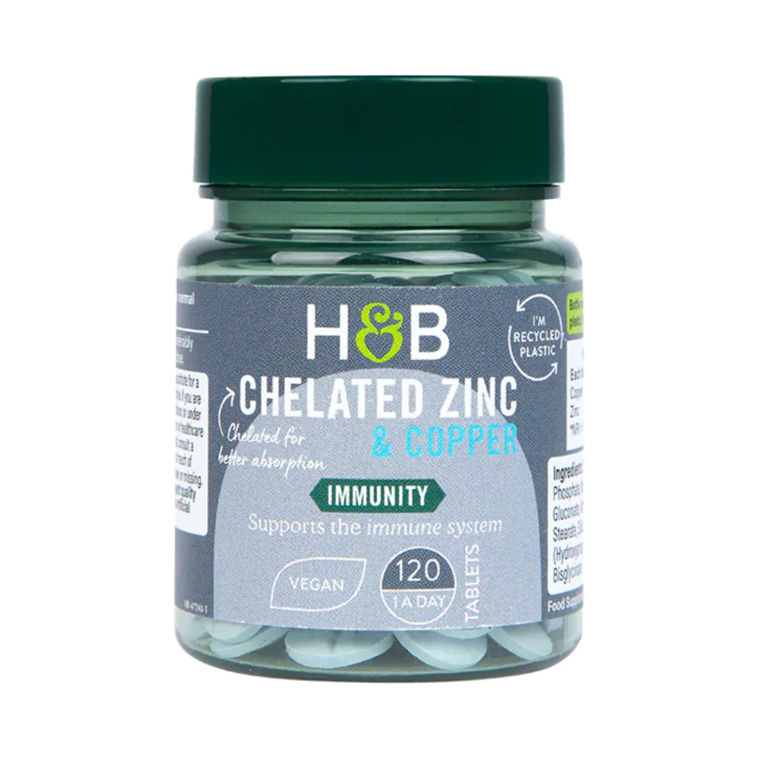 Holland & Barrett Zinc & Copper 15mg 120 Tablets