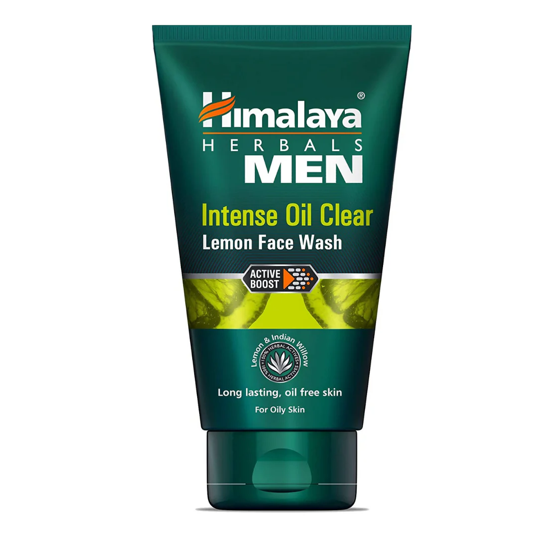 Himalaya Intense Oil Clear Lemon Mens Face Wash 150ml x 6 pack