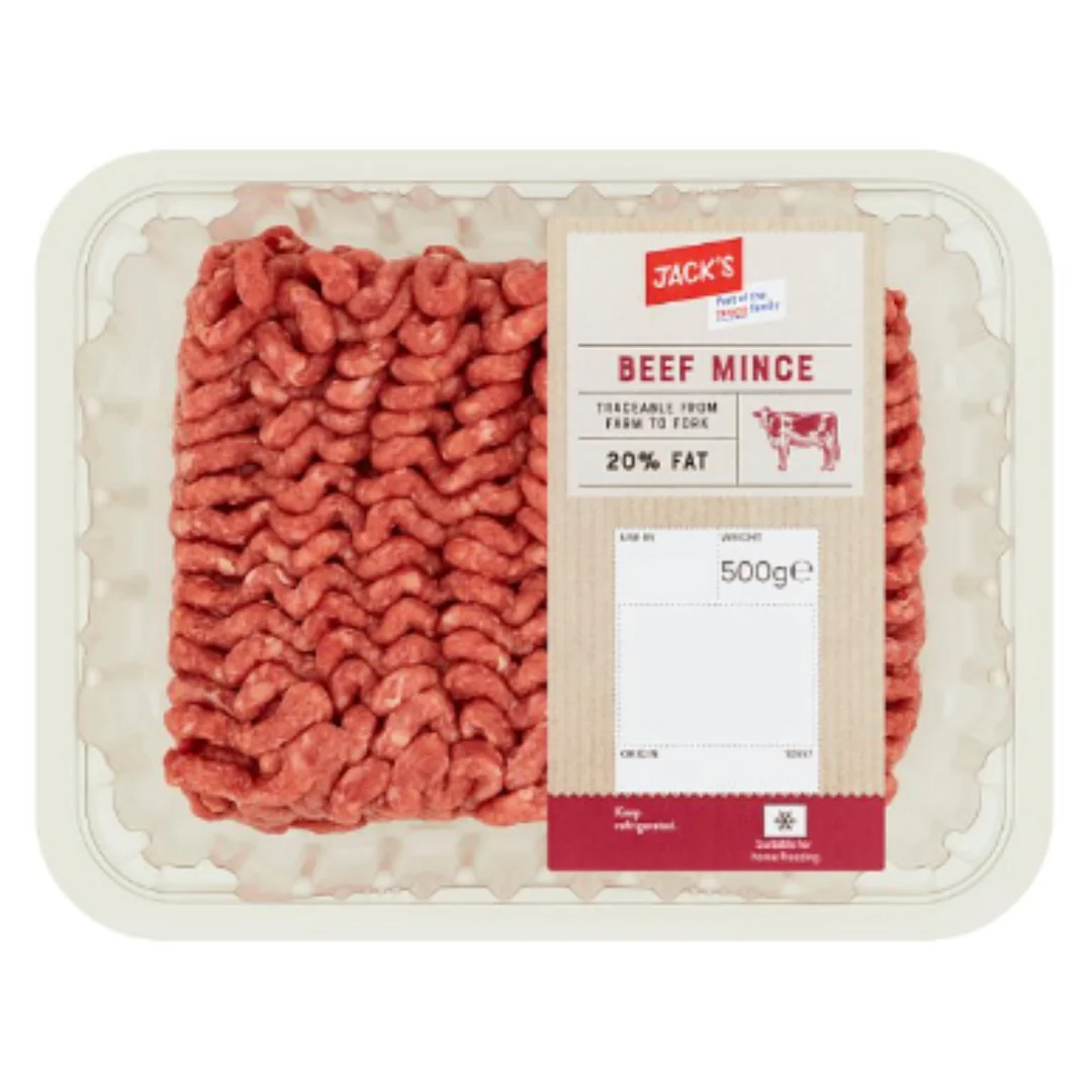 Jack's Beef Mince 500g x 1 Pack