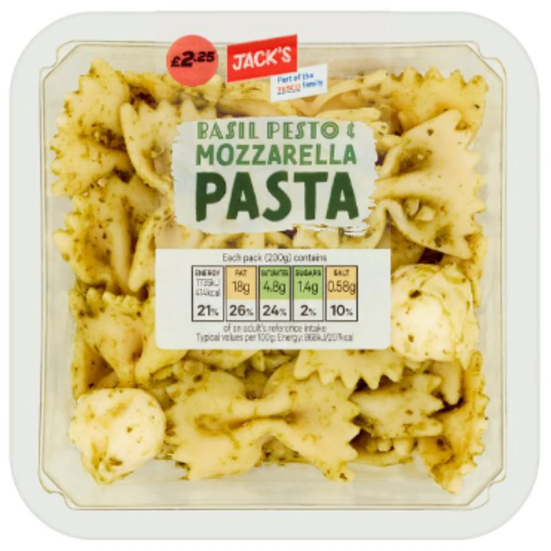 Jack's Basil Pesto & Mozzarella Pasta 200g x 1