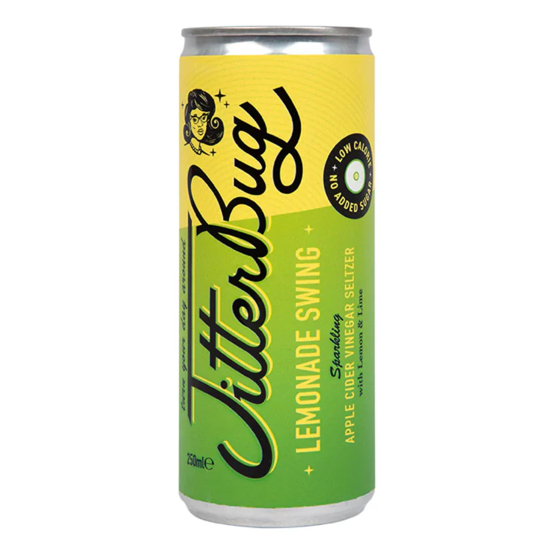 Jitterbug Lemonade Swing Sparkling Apple Cider Vinegar with 'The Mother' Drink 250ml