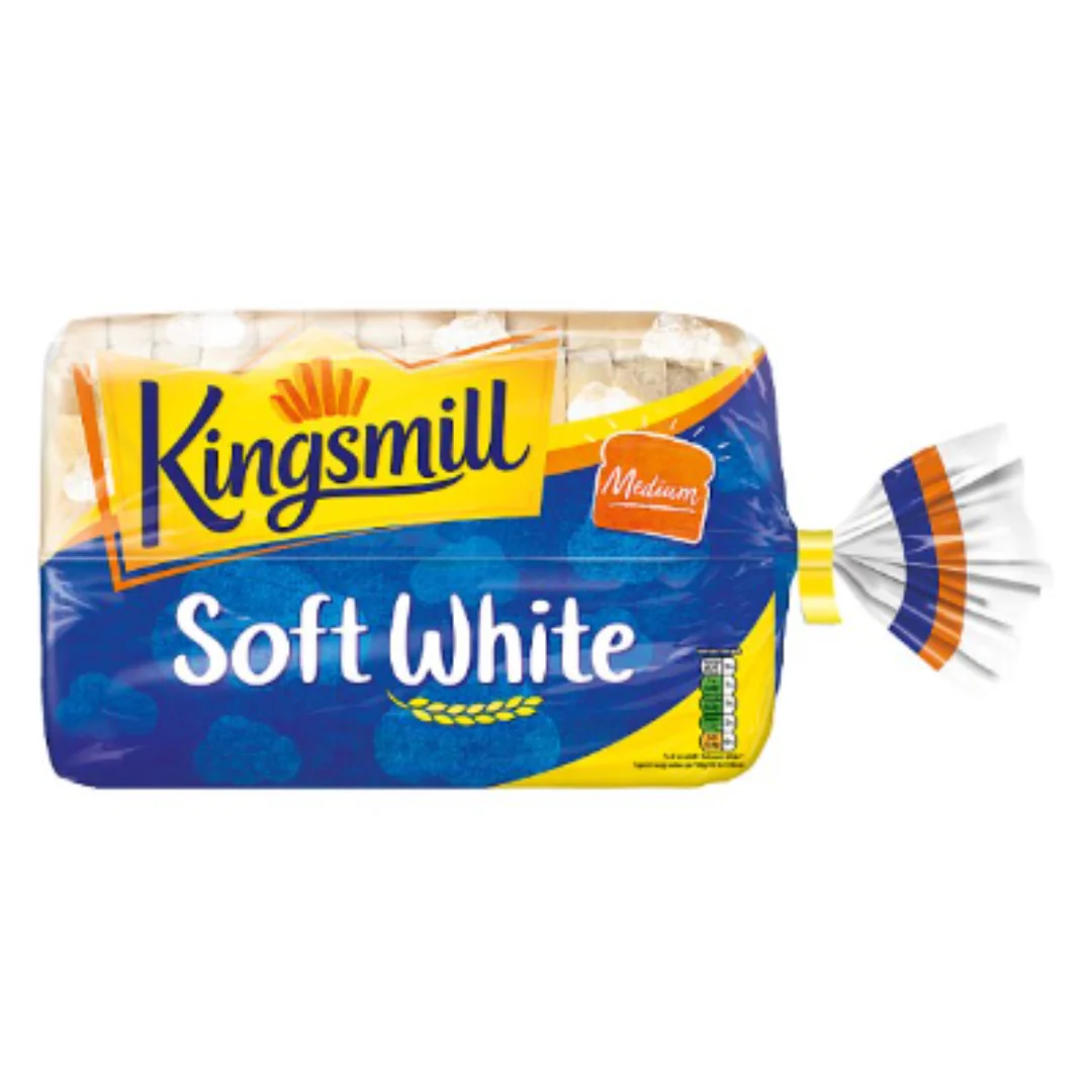 Kingsmill Soft White Bread Medium 800g x Case of 1