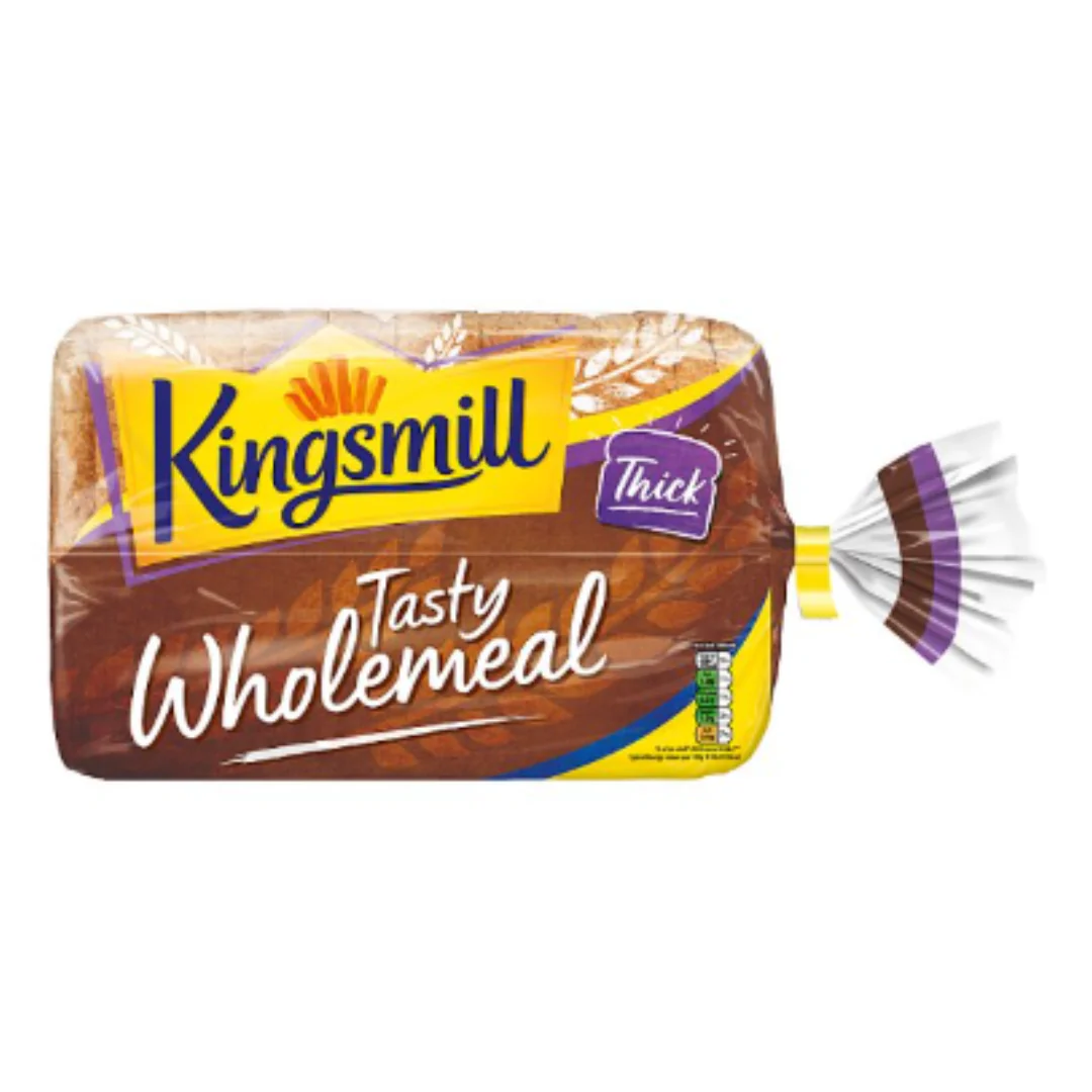 Kingsmill Tasty Wholemeal Thick Bread 800g x Case of 1