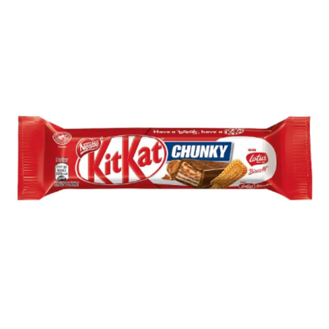 Kit Kat Chunky Lotus Biscoff Milk Chocolate Bar 42g x Case of 24