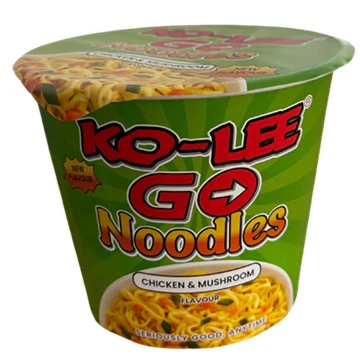 6x Ko-Lee Go-Noodles Chicken & Mushroom (Cup) 65gr