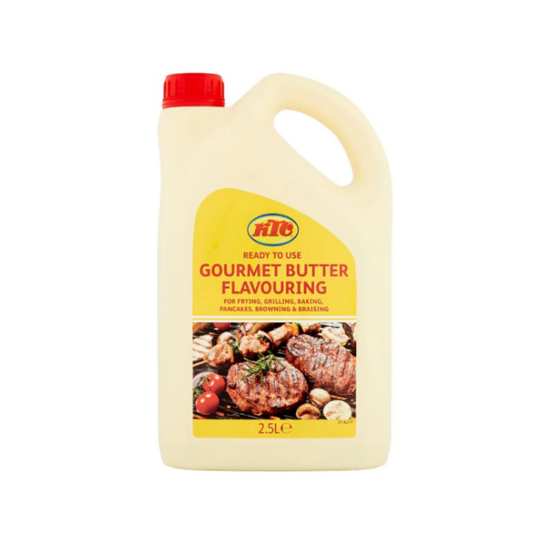 KTC Gourmet Butter Flavouring 2.5L x 4