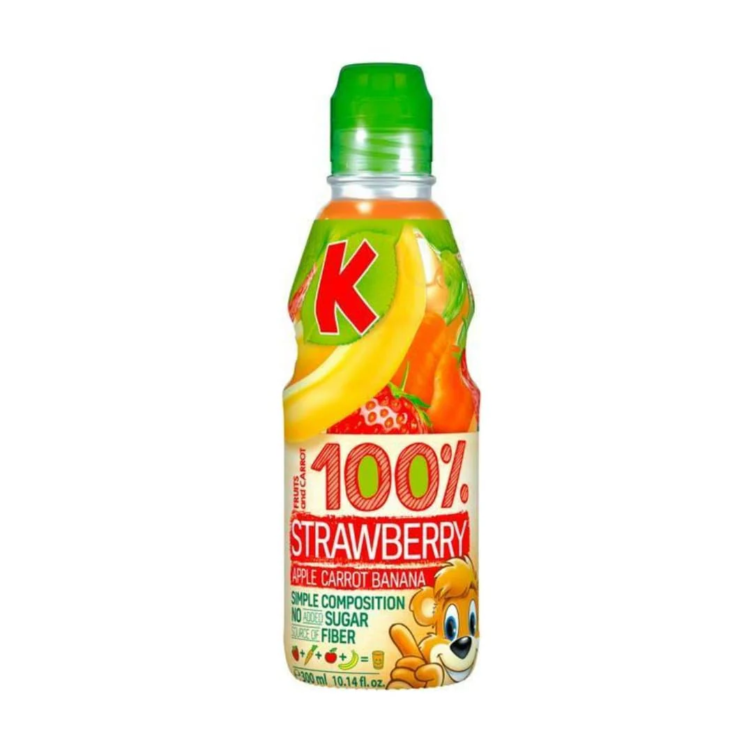 Kubus 100% Banana & Strawberry 300ml