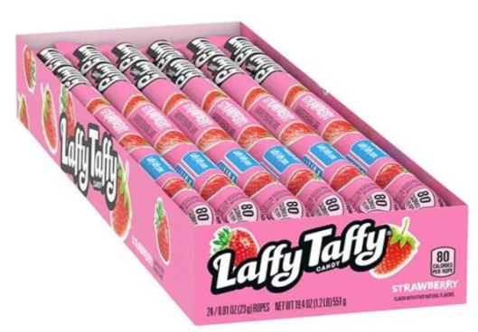 24x Us-Laffy Taffy Strawberry Ropes