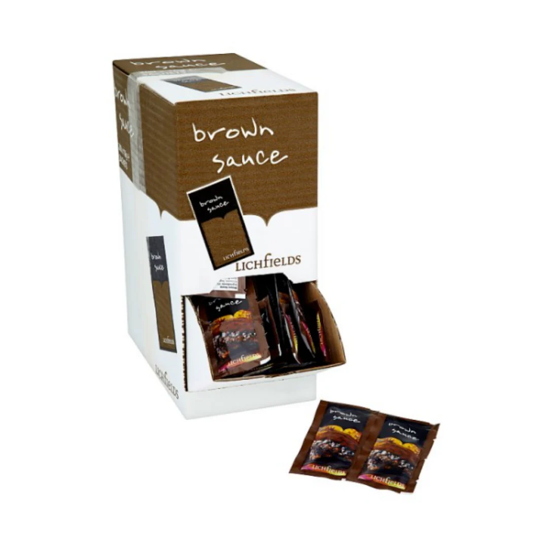 Lichfields Brown Sauce 200 x 10g