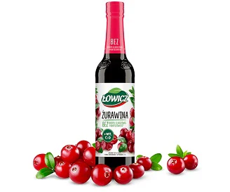 6x Lowicz Cranberry Syrup 400ml