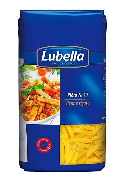 18x Lubella Penne Rigate 400g